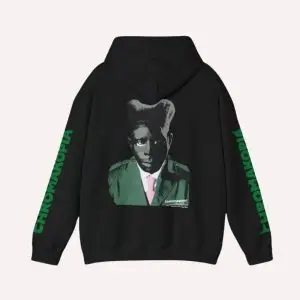 Tyler The Creator Chromakopia Face Hoodie – Official Merchandise Black Hoodie with Iconic Artwork