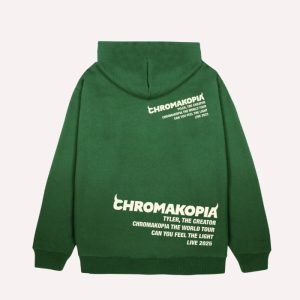 CHROMAKOPIA Signature Varsity Green Tour Hoodie