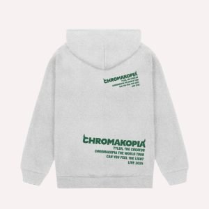 CHROMAKOPIA Signature Varsity Ash Tour Hoodie – Official Chromakopia Merch
